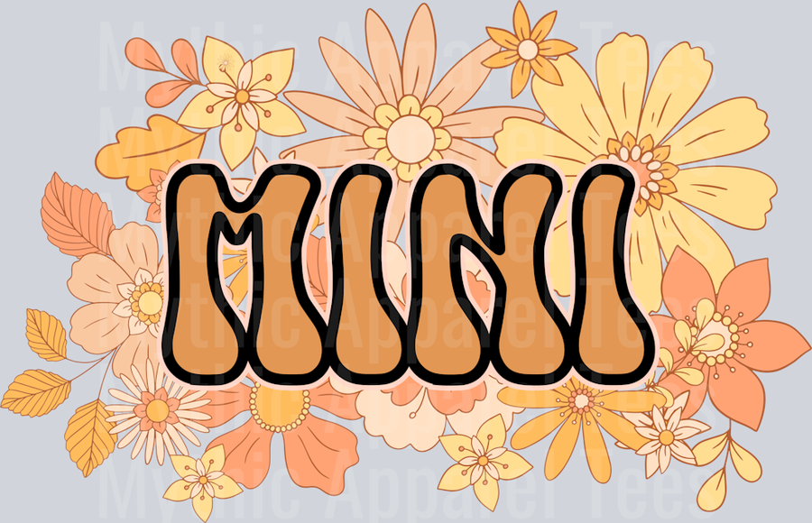 MINI Floral DTF Mini Transfers