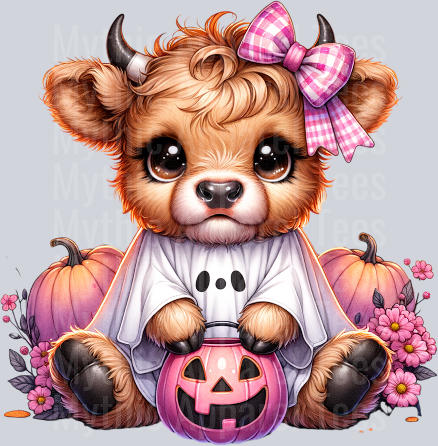 Spooky Highland Cow