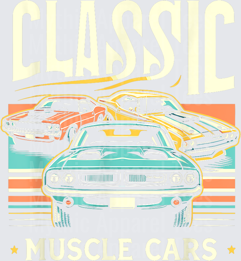 Classic Muscle Car Classic Vintage American Car T-Shirt