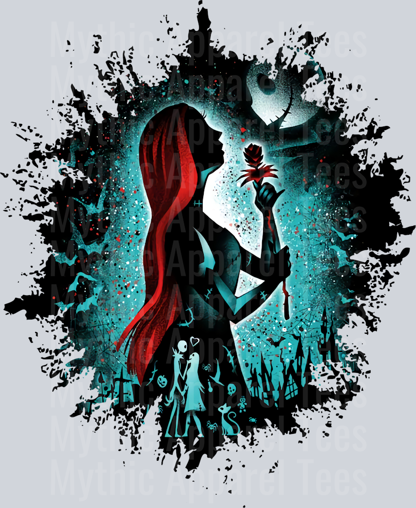 Sally Disney Queen Dark Silhouette Color Splash Crystal Ball Vision