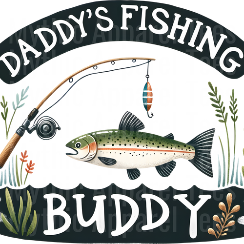 Fishing DTF Transfer