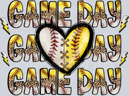 Game Day Softball And Baseball