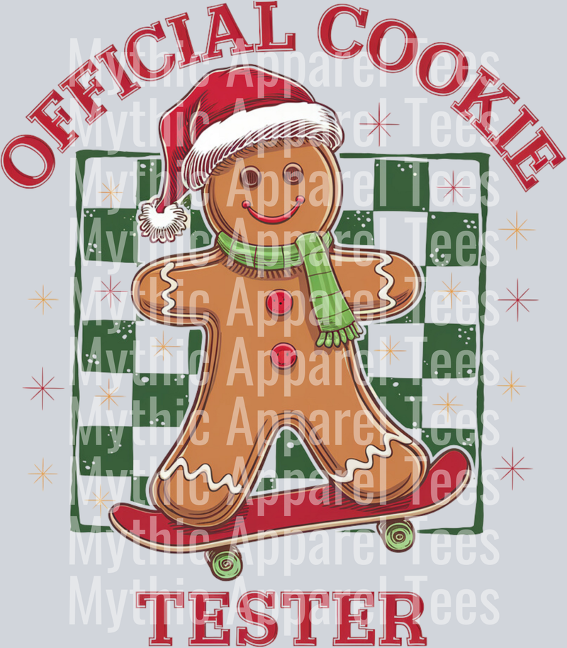 Official Cookie Tester - Christmas DTF Transfer