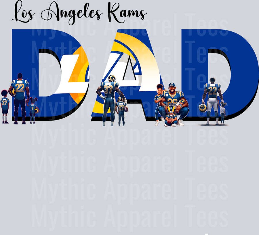 Los Angeles RAMS DAD DTF NFL Transfers