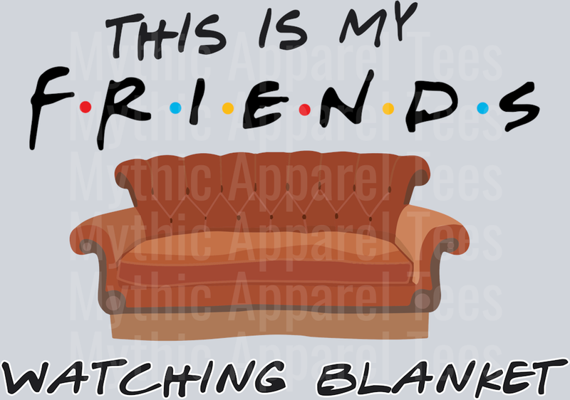 Friends Watching Blanket Plain