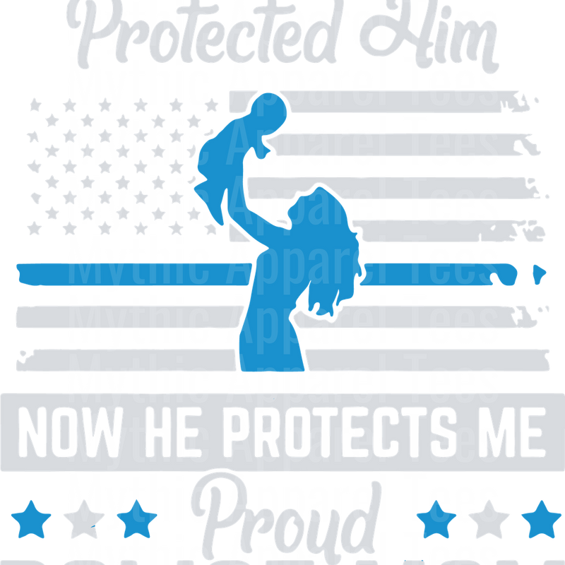 Police Officer Blue Line Back The Blue Transfers