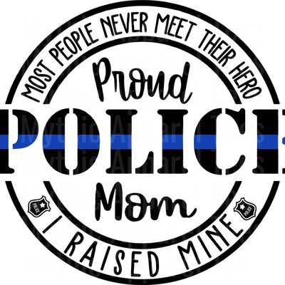 Police Officer Blue Line Back The Blue Transfers