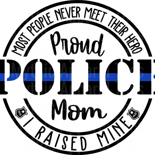 Police Officer Blue Line Back The Blue Transfers