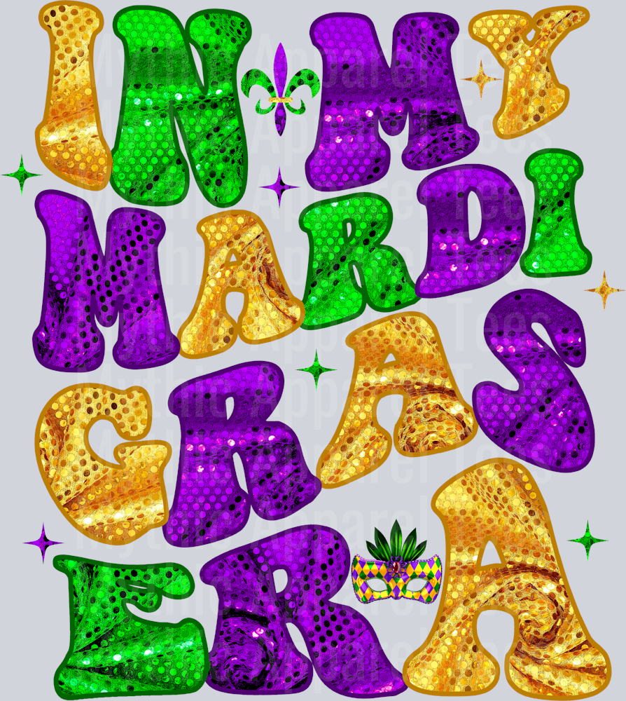 AZ742 Mardi Gras Rhinestone