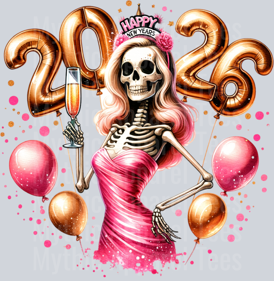 2026 SKELETON NEW YEARS