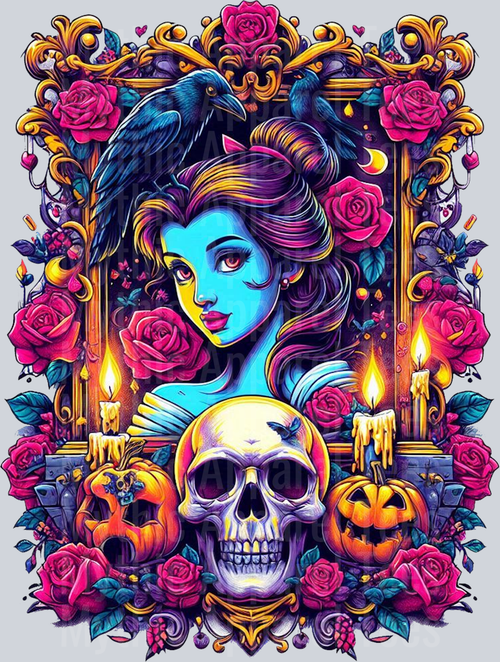 Belle2 Disney Princess Tarot Card