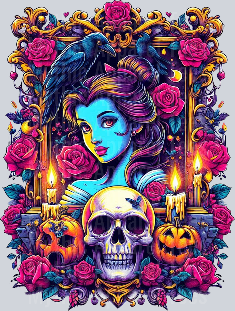 Belle2 Disney Princess Tarot Card