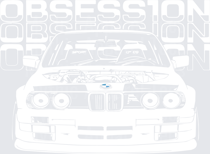 Drifting and Muscle Cars Blue Minimalist Speed Lines Graphic