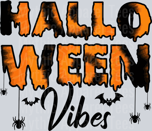 Tie Dye Halloween Vibes Sublimation Halloween Party t-shirt design