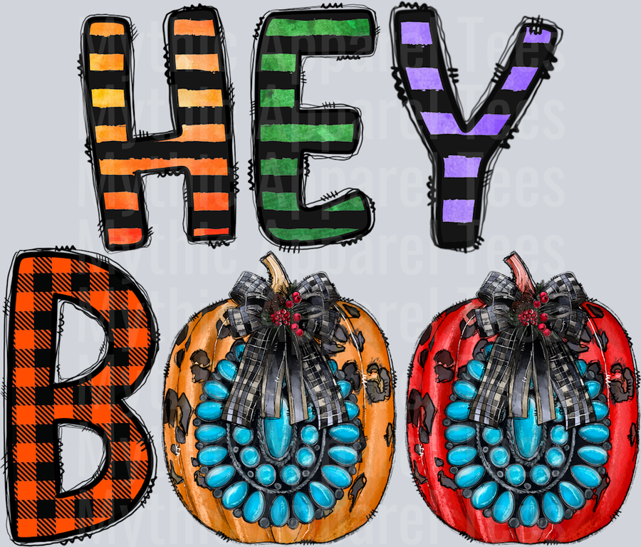 Hey Boo Western Halloween Fall