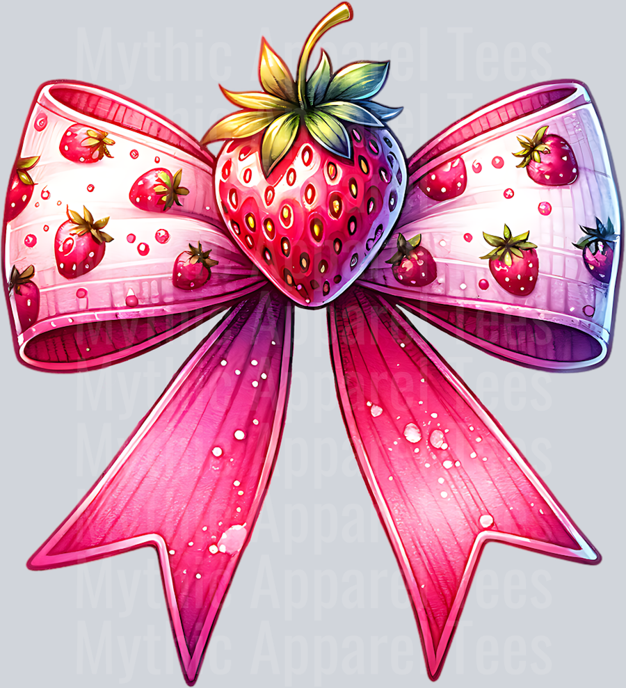 STRAWBERRY BOW CLIPART PNG