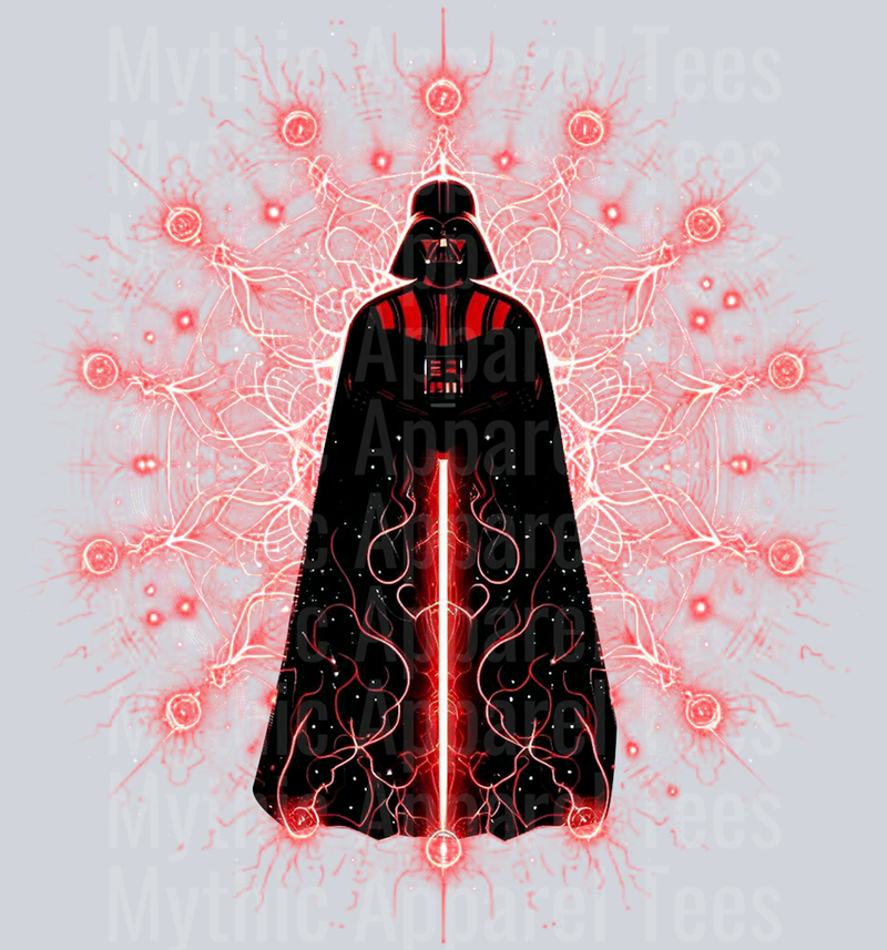 Darth Vader Red Symbols Lightsaber Down DTF Star Wars Transfers