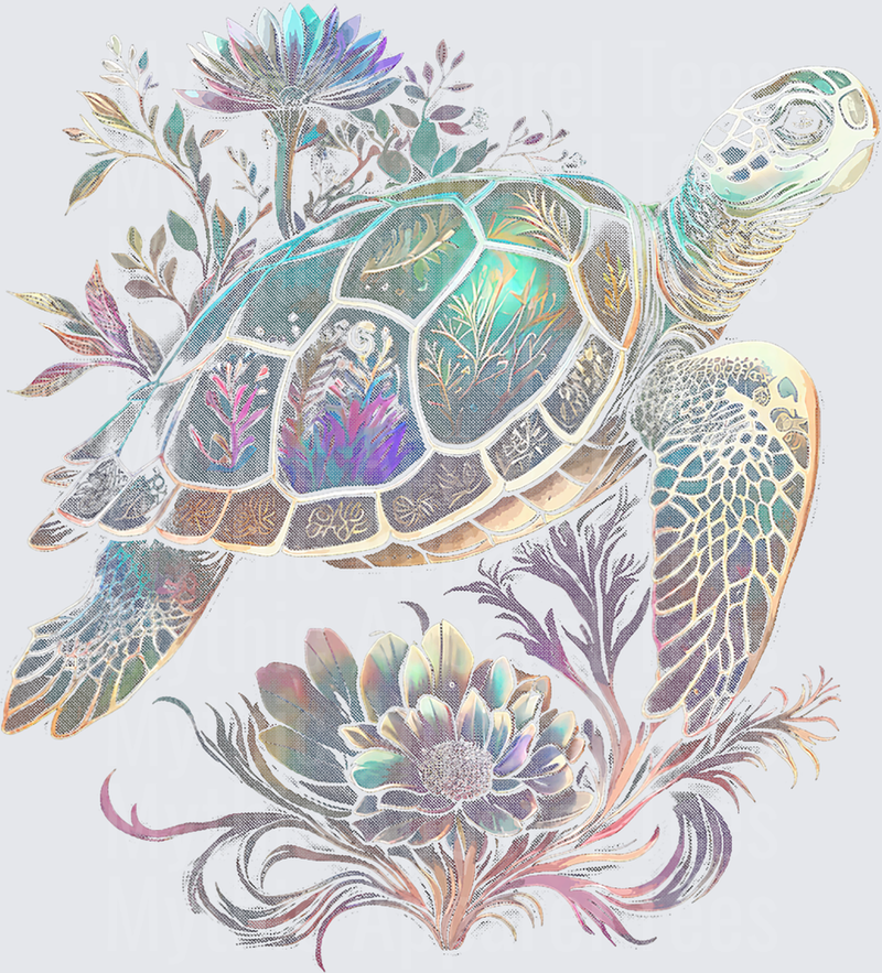 Sea Turtle Beach Lover Ocean Animal Graphic Novelty Womens T-Shirt