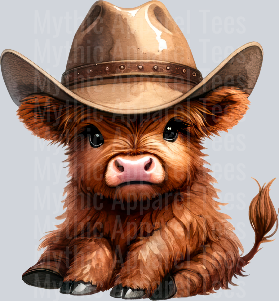 Western highland Cow 1 1 DTF Western Highland Cow Transfers