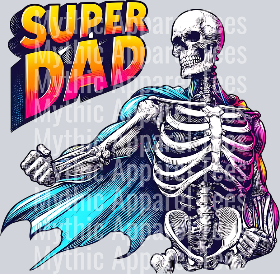 Super Dad Skelly with Cape