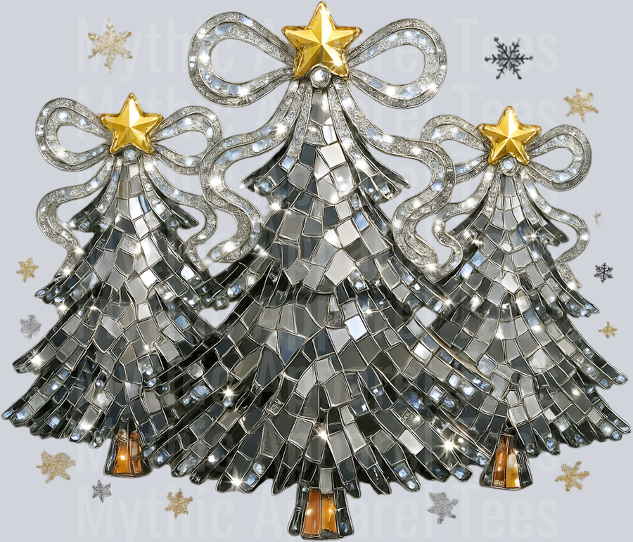 CoquetteChristmasTreeGlitterPNG
