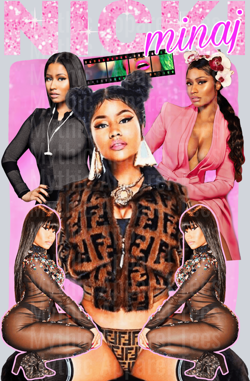 Nicki Manaj DTF Pop Culture Transfers