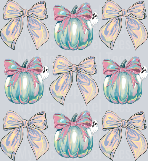 Iridescent 4 Ghost Pumpkin