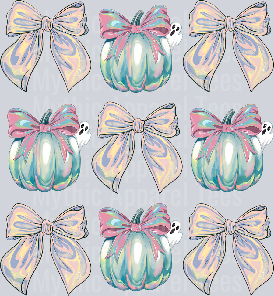 Iridescent 4 Ghost Pumpkin