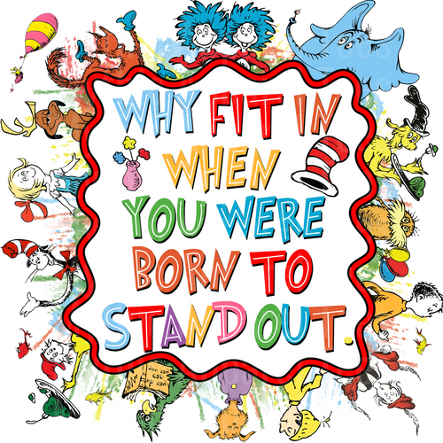 Dr Suess DTF Transfer