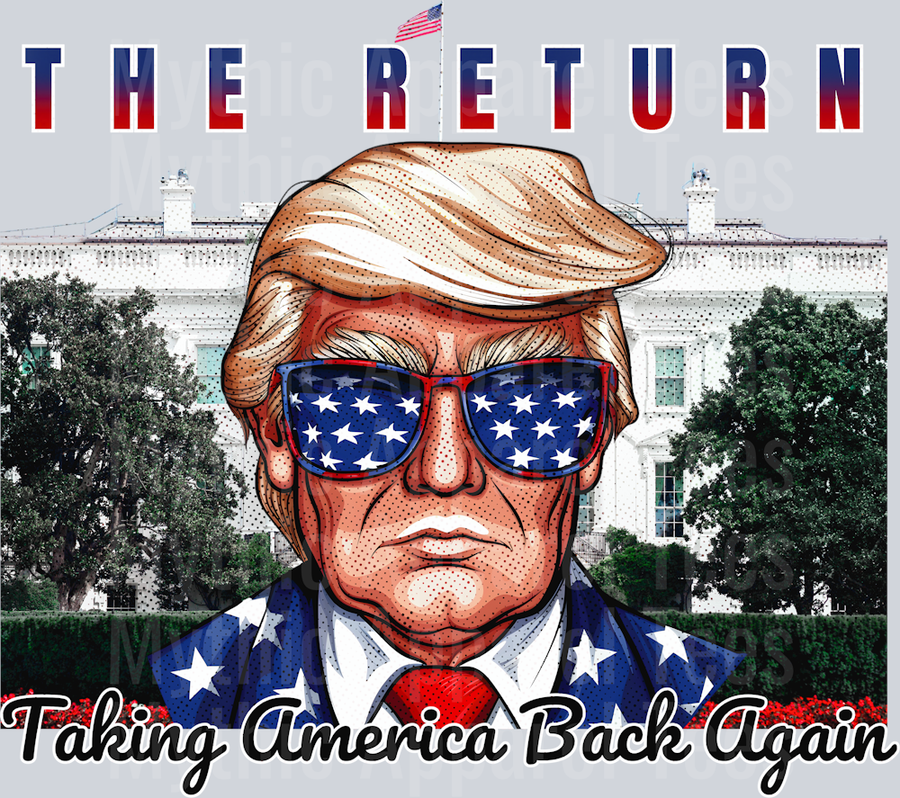 Taking America back again DTF Maga Transfers