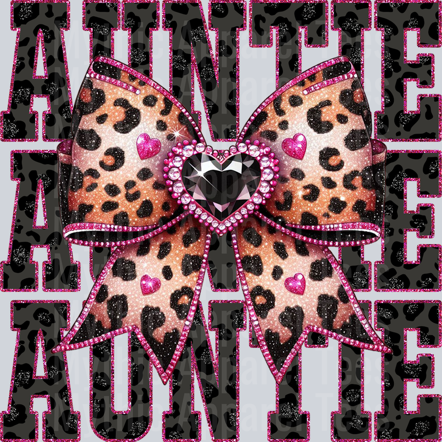 Leopard Bow Auntie