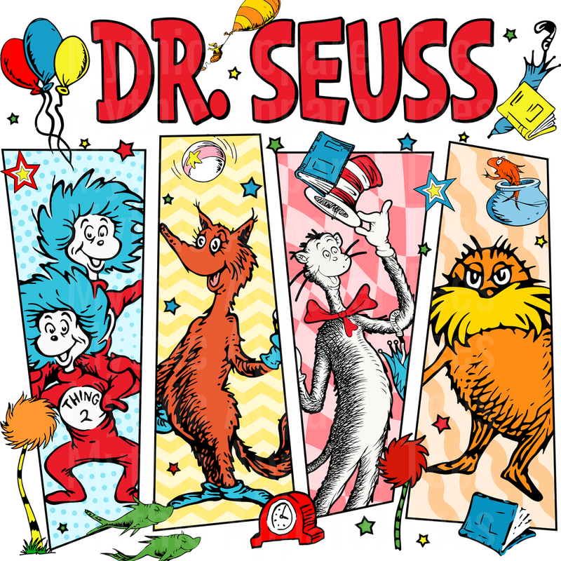 Dr Suess DTF Transfer