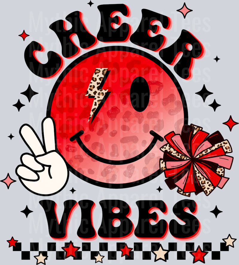 Cheer vibes red