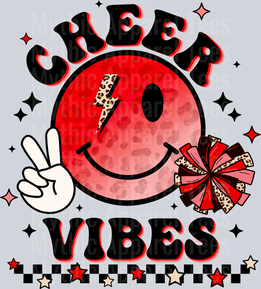 Cheer vibes red
