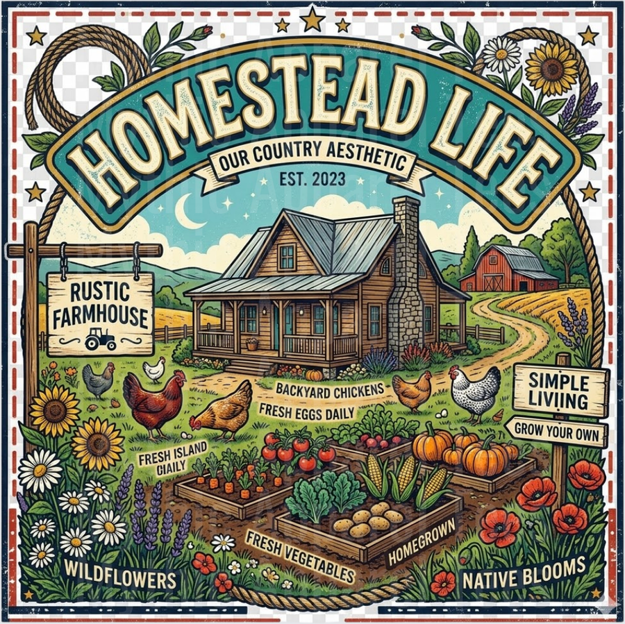 Farm Life Homestead Life Rustic Farmhouse Country Aesthetic
