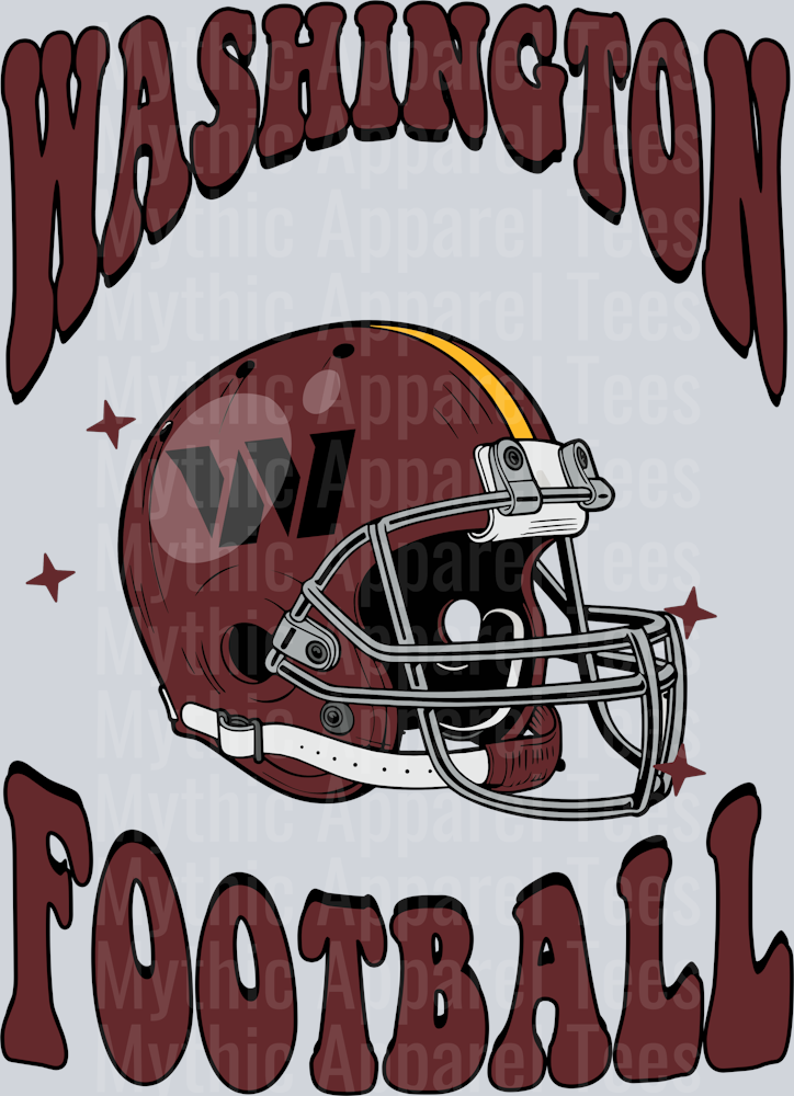 AZ1308 NFL FOOTBALL Washington Commanders football custom