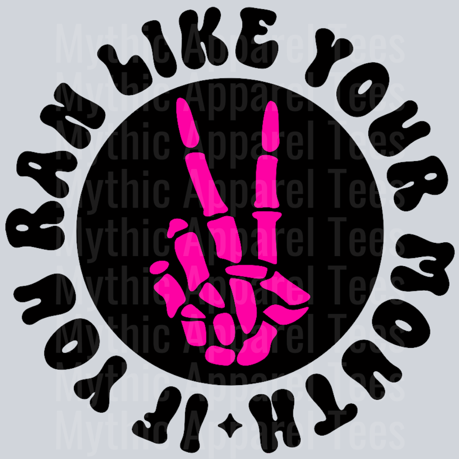 Color If You Ran Like Your Mouth Pocket