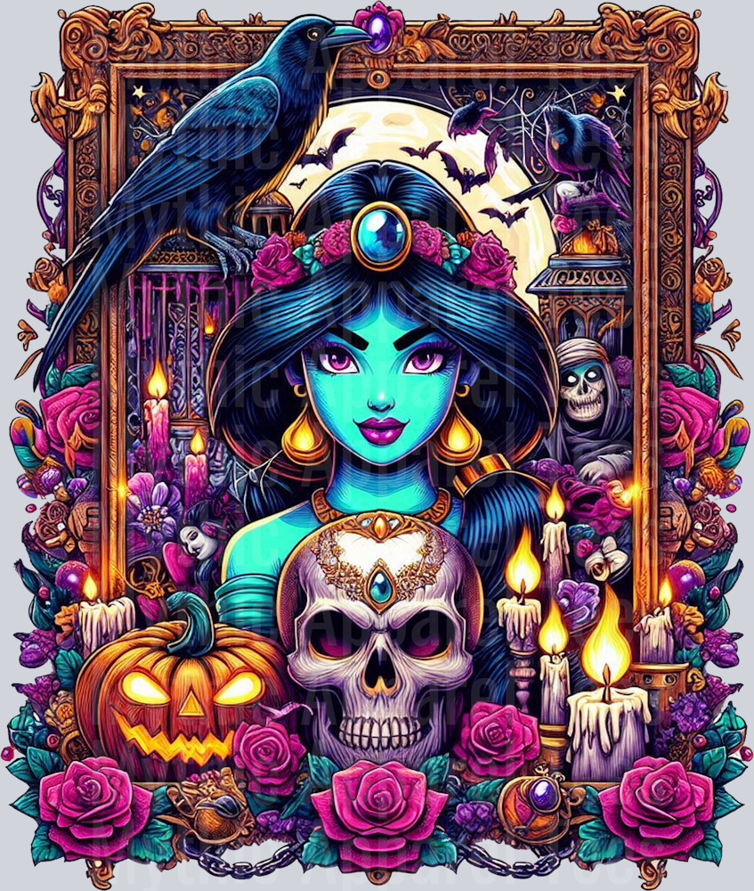 Jasmine3 Disney Princess Tarot Card