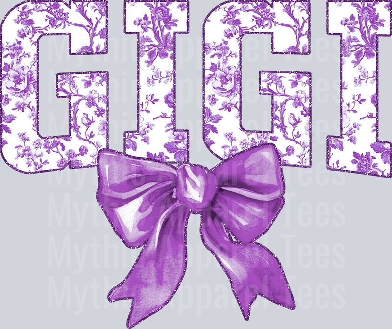 Lavender Toile Gigi