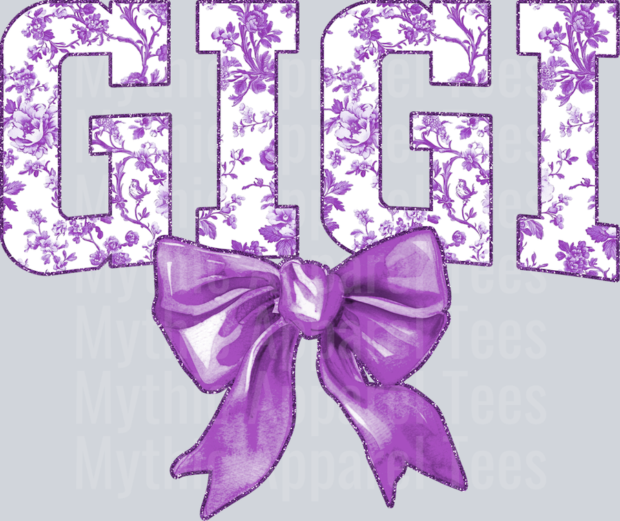 Lavender Toile Gigi