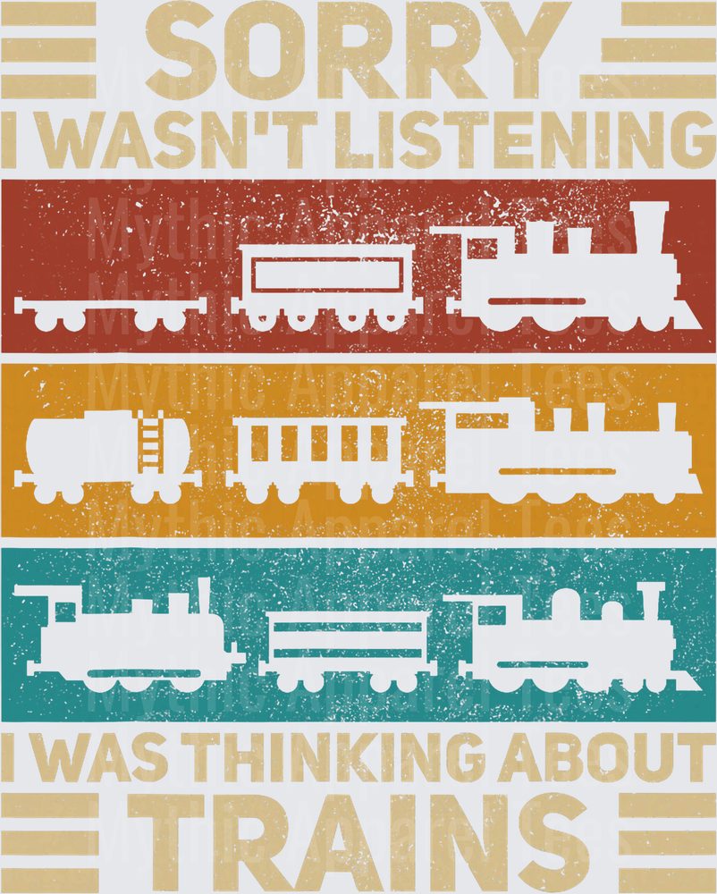 Retro Wagon Train Lover Model Railroad Conductor Funny Train T-Shirt