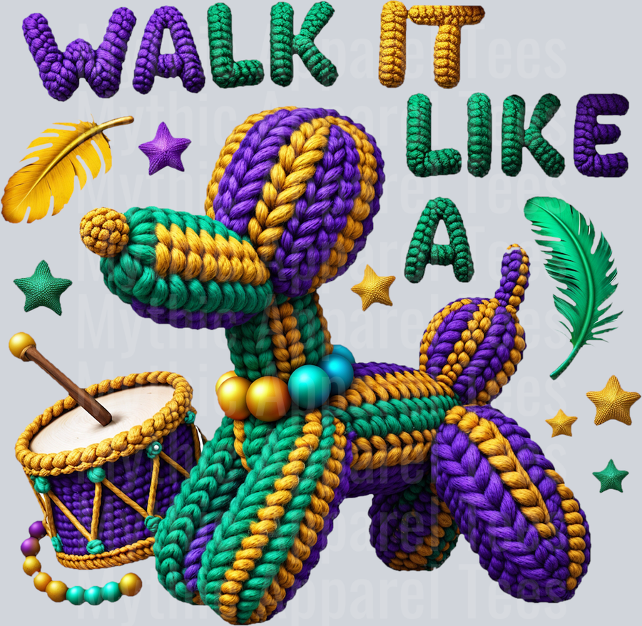 Mardi Gras Faux Yarn