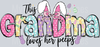 Easter Peep Grandma