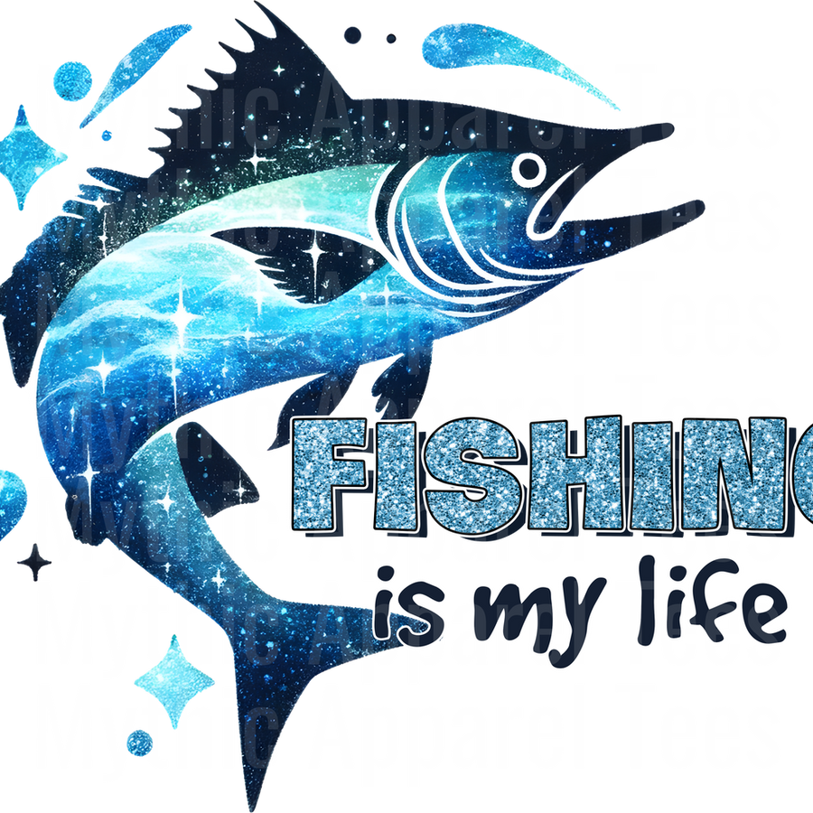 Fishing DTF Transfer