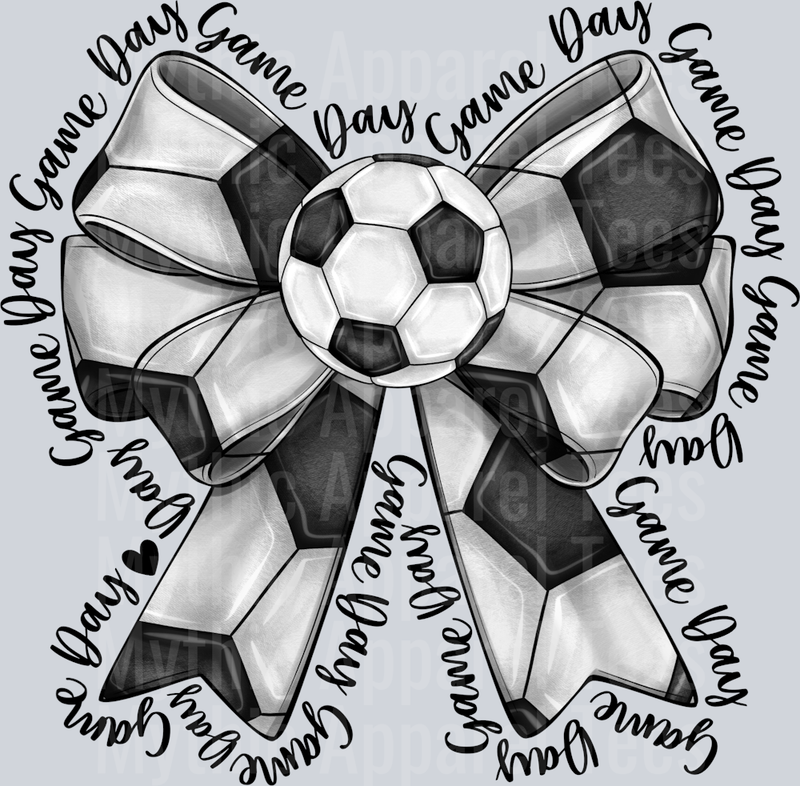 Game Day Soccer Bow
