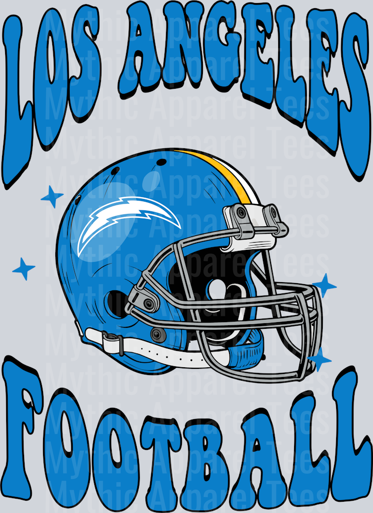 AZ1316 NFL FOOTBALL Los Angeles Chargers football custom