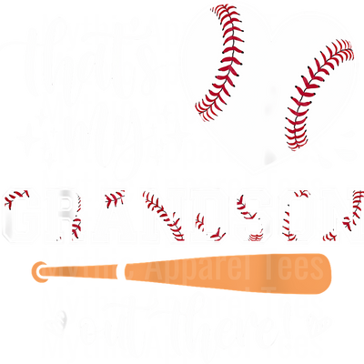 Grandma Grandpa Grandparents Baseball DTF Transfer