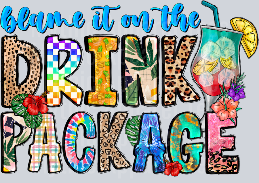 Blame It On The Drink Package Drinking Cruise Summer