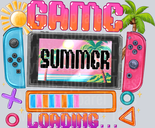 Game Summer Loading DTF Summer Transfers