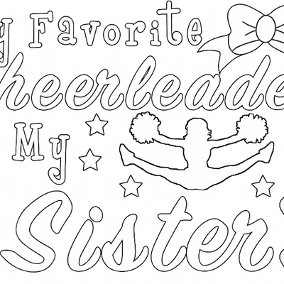 Cheerleader DTF Transfer